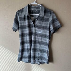 Adidas grey golf polo